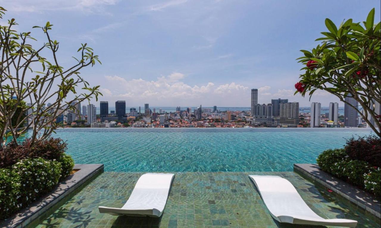 Skypool With Seaview 8Pax Beacon Executive Suites - Georgetown City Centre - 3Km To Komtar Luaran gambar
